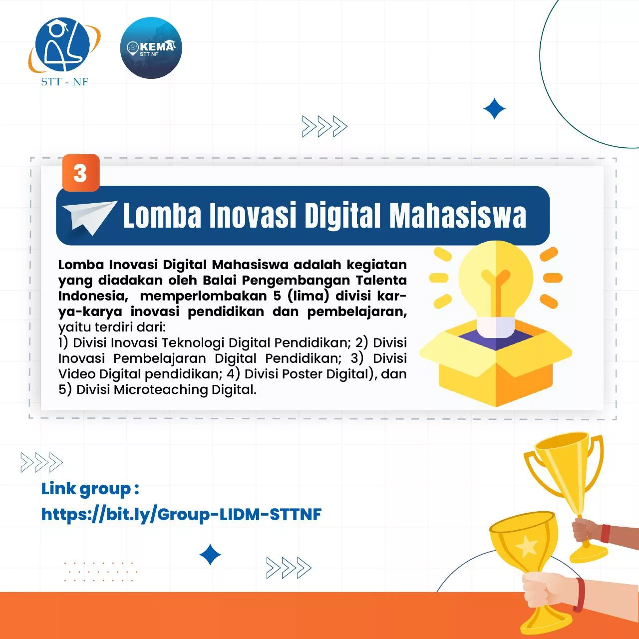 Pendaftaran Lomba Inovasi Digital Mahasiswa STT Nurul Fikri Tahun 2023 ...