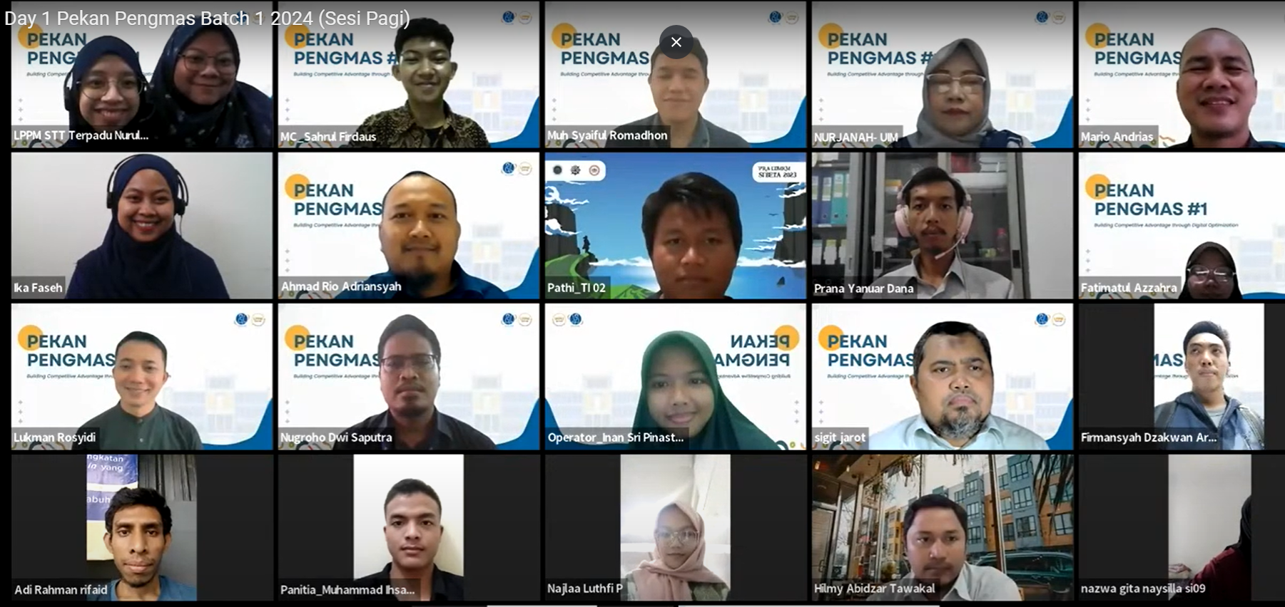 Pekan Pengmas #1 “Building Competitive Advantage through Digital Optimization”