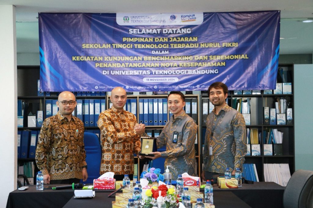 Benchmarking & Seremonial Penandatangan Nota Kesepahaman Antara STT Terpadu Nurul Fikri dan Universitas Teknologi Bandung