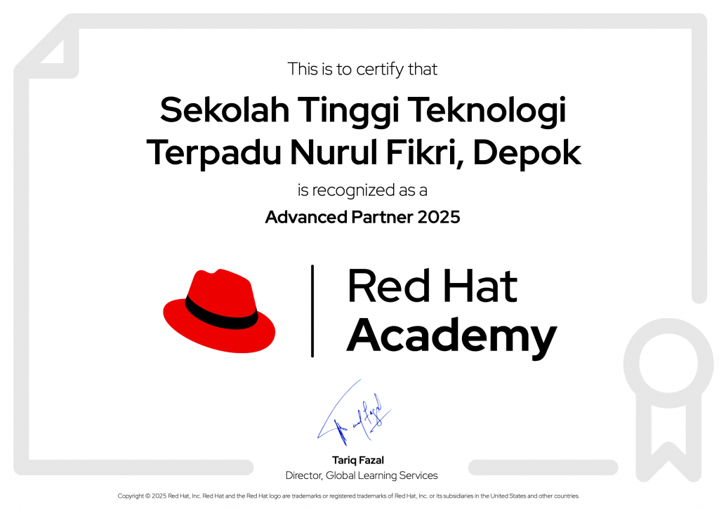 STT-NF Resmi Menjadi Red Hat Academy Advanced Partner 2025