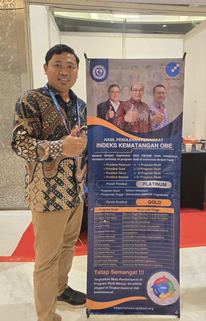 STT Terpadu Nurul Fikri Raih Predikat Gold dalam Anugerah PIKOBE APTIKOM 2025
