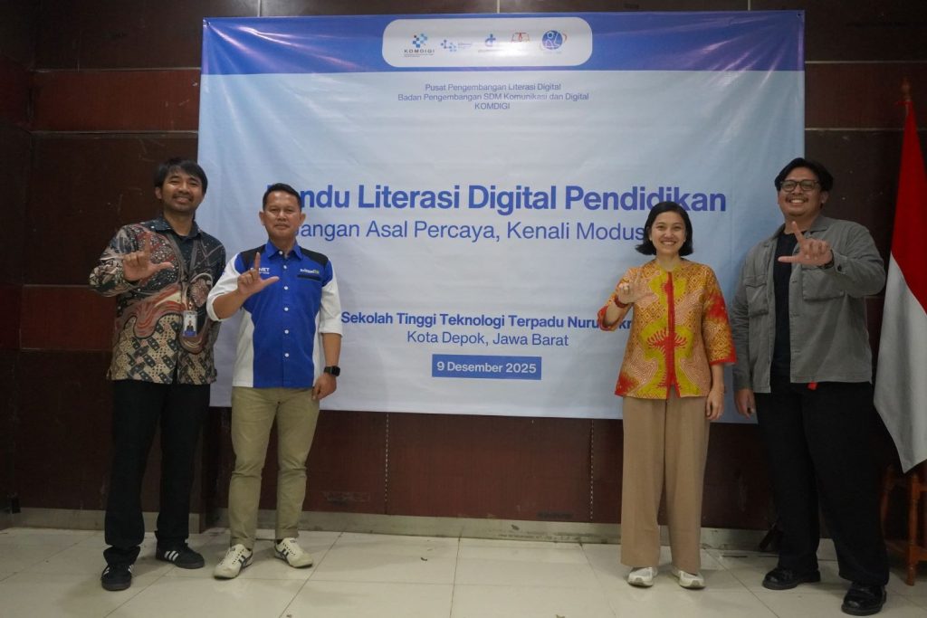 STT Terpadu Nurul Fikri dan KOMDIGI Selenggarakan Pelatihan Literasi Digital “Jangan Asal Percaya, Kenali Modusnya