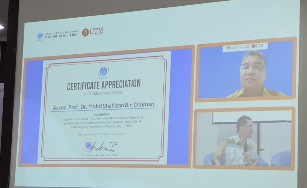 STT Terpadu Nurul Fikri Gelar Kuliah Umum Internasional Bersama Universiti Teknologi Malaysia